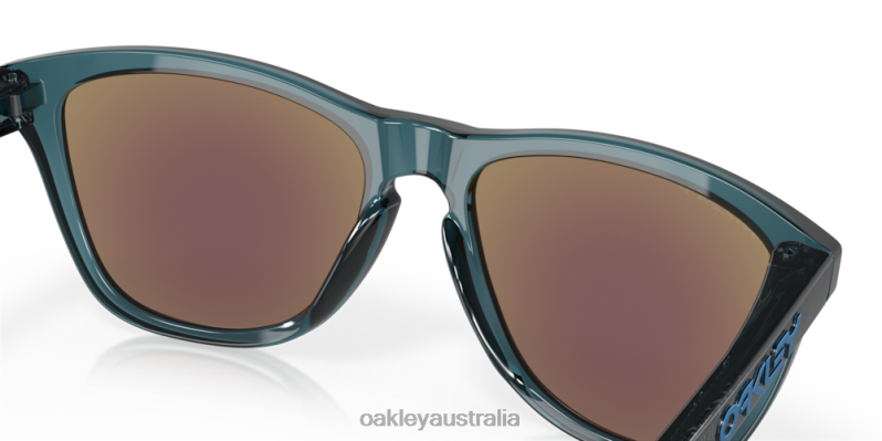Frogskins Prizm Sapphire Polarized Lenses, Crystal Black Frame Oakley2ZJX111