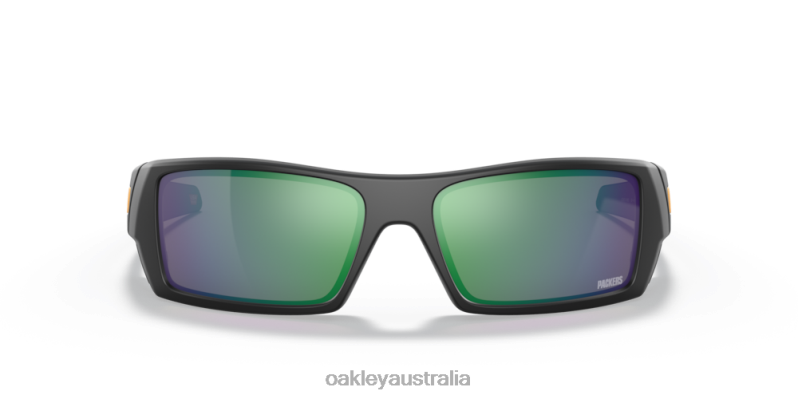 Green Bay Packers Gascan Prizm Jade Lenses, Matte Black Frame Oakley2ZJX555