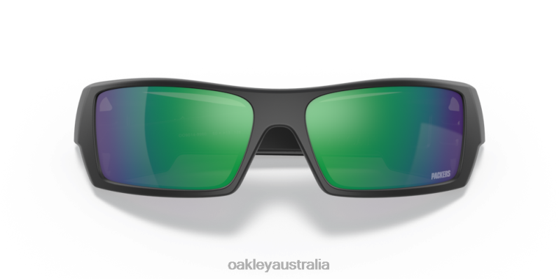 Green Bay Packers Gascan Prizm Jade Lenses, Matte Black Frame Oakley2ZJX555