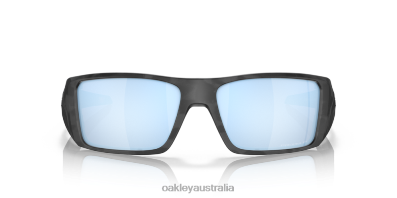 Heliostat Prizm Deep Water Polarized Lenses, Matte Black Camo Frame Oakley2ZJX758
