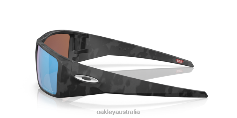 Heliostat Prizm Deep Water Polarized Lenses, Matte Black Camo Frame Oakley2ZJX758