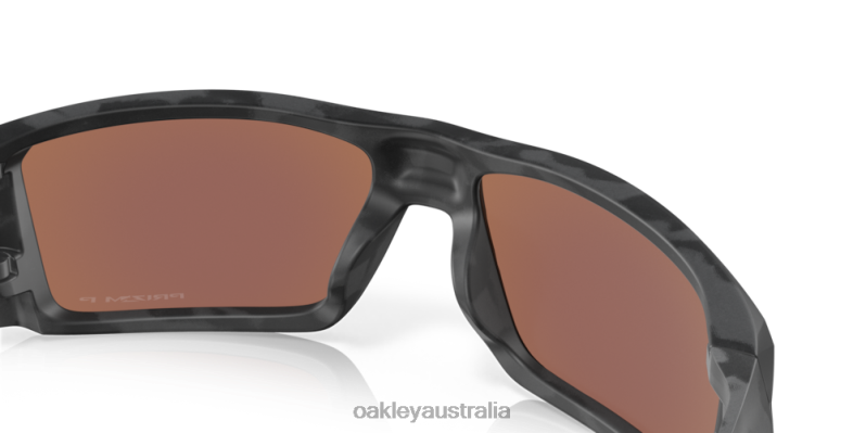 Heliostat Prizm Deep Water Polarized Lenses, Matte Black Camo Frame Oakley2ZJX758