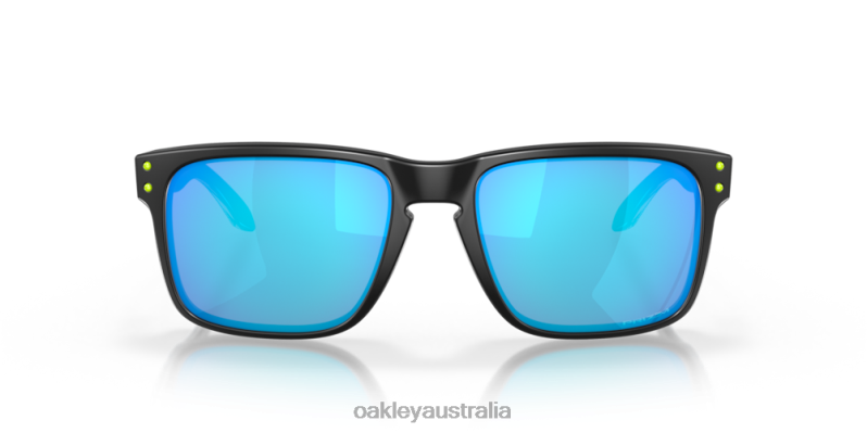 Holbrook (Low Bridge Fit) High Resolution Collection Prizm Sapphire Lenses, Polished Black Frame Oakley2ZJX804
