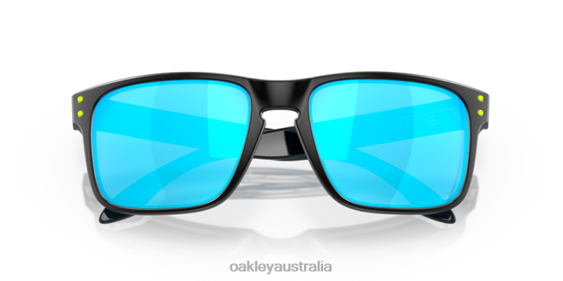 Holbrook (Low Bridge Fit) High Resolution Collection Prizm Sapphire Lenses, Polished Black Frame Oakley2ZJX804