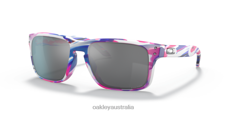 Holbrook (Low Bridge Fit) Kokoro Collection Prizm Black Lenses, Kokoro Frame Oakley2ZJX805