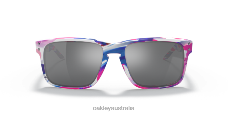 Holbrook (Low Bridge Fit) Kokoro Collection Prizm Black Lenses, Kokoro Frame Oakley2ZJX805