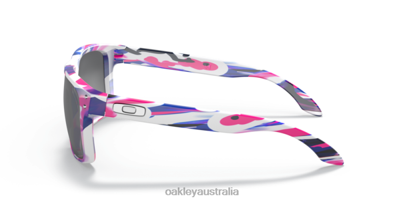 Holbrook (Low Bridge Fit) Kokoro Collection Prizm Black Lenses, Kokoro Frame Oakley2ZJX805