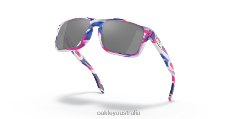 Holbrook (Low Bridge Fit) Kokoro Collection Prizm Black Lenses, Kokoro Frame Oakley2ZJX805