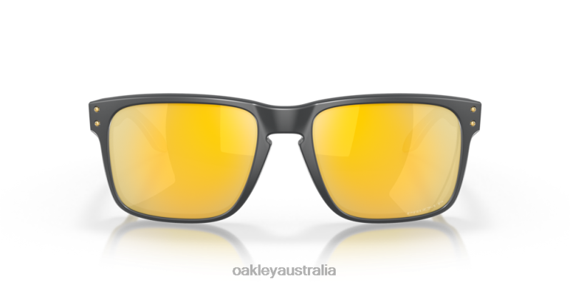 Holbrook (Low Bridge Fit) Prizm 24K Polarized Lenses, Matte Carbon Frame Oakley2ZJX797