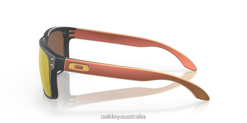 Holbrook (Low Bridge Fit) Prizm 24K Polarized Lenses, Matte Carbon Frame Oakley2ZJX797