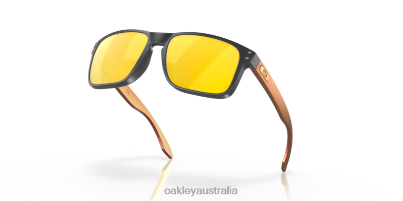 Holbrook (Low Bridge Fit) Prizm 24K Polarized Lenses, Matte Carbon Frame Oakley2ZJX797