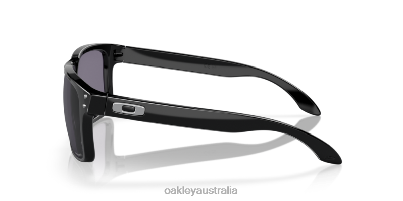 Holbrook (Low Bridge Fit) Prizm Grey Lenses, Polished Black Frame Oakley2ZJX791