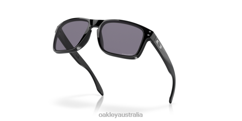 Holbrook (Low Bridge Fit) Prizm Grey Lenses, Polished Black Frame Oakley2ZJX791