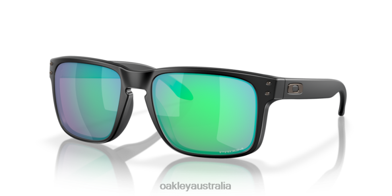 Holbrook (Low Bridge Fit) Prizm Jade Lenses, Matte Black Ink Frame Oakley2ZJX790