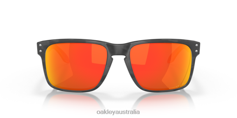 Holbrook (Low Bridge Fit) Prizm Ruby Polarized Lenses, Matte Black Camo Frame Oakley2ZJX796