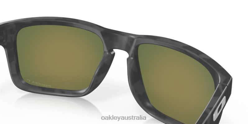 Holbrook (Low Bridge Fit) Prizm Ruby Polarized Lenses, Matte Black Camo Frame Oakley2ZJX796