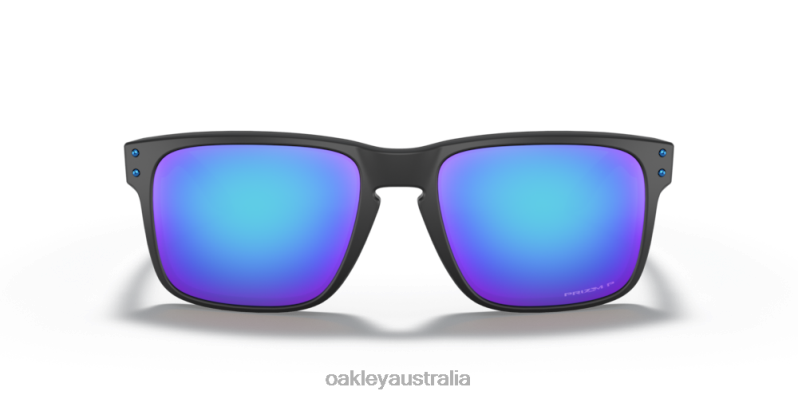Holbrook (Low Bridge Fit) Prizm Sapphire Polarized Lenses, Matte Black Frame Oakley2ZJX793