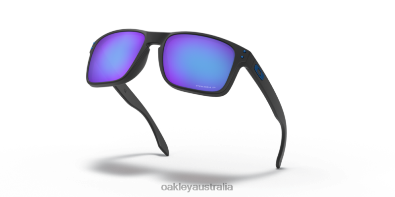 Holbrook (Low Bridge Fit) Prizm Sapphire Polarized Lenses, Matte Black Frame Oakley2ZJX793