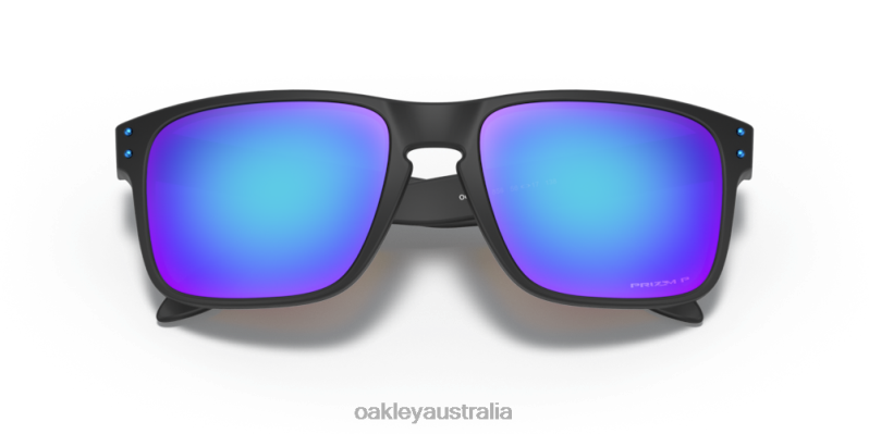 Holbrook (Low Bridge Fit) Prizm Sapphire Polarized Lenses, Matte Black Frame Oakley2ZJX793