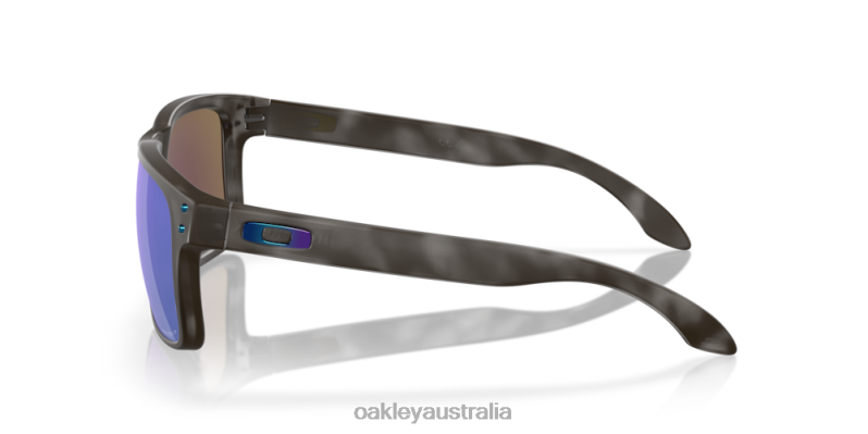 Holbrook (Low Bridge Fit) Prizm Sapphire Polarized Lenses, Matte Black Tortoise Frame Oakley2ZJX792