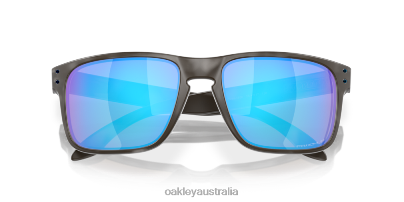Holbrook (Low Bridge Fit) Prizm Sapphire Polarized Lenses, Matte Black Tortoise Frame Oakley2ZJX792