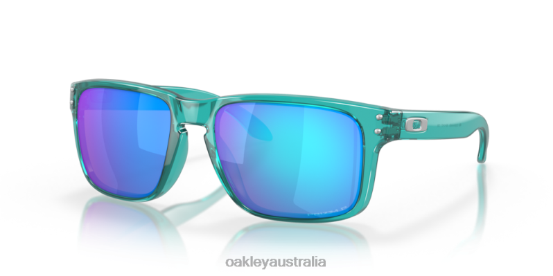 Holbrook (Low Bridge Fit) Prizm Sapphire Polarized Lenses, Trans Artic Surf Frame Oakley2ZJX800