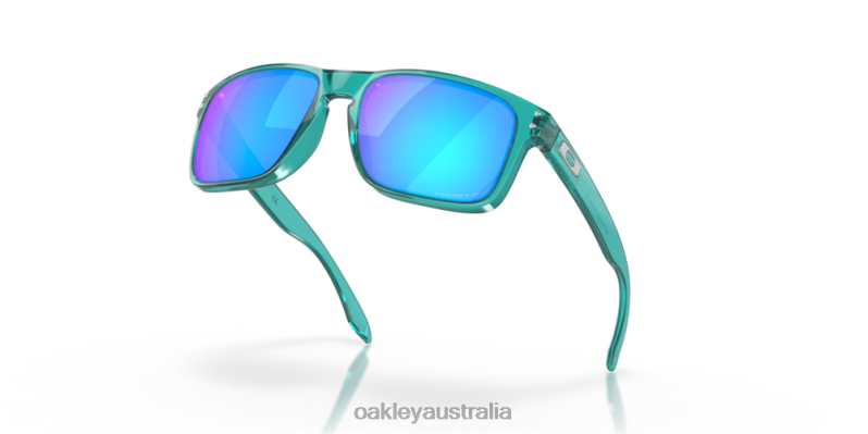 Holbrook (Low Bridge Fit) Prizm Sapphire Polarized Lenses, Trans Artic Surf Frame Oakley2ZJX800