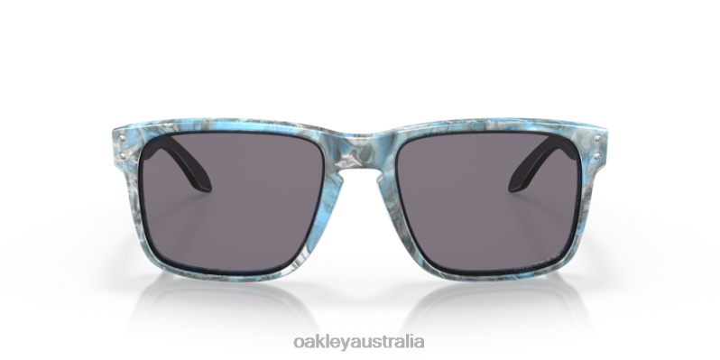 Holbrook (Low Bridge Fit) Sanctuary Collection Prizm Grey Polarized Lenses, Sanctuary Swirl Frame Oakley2ZJX806