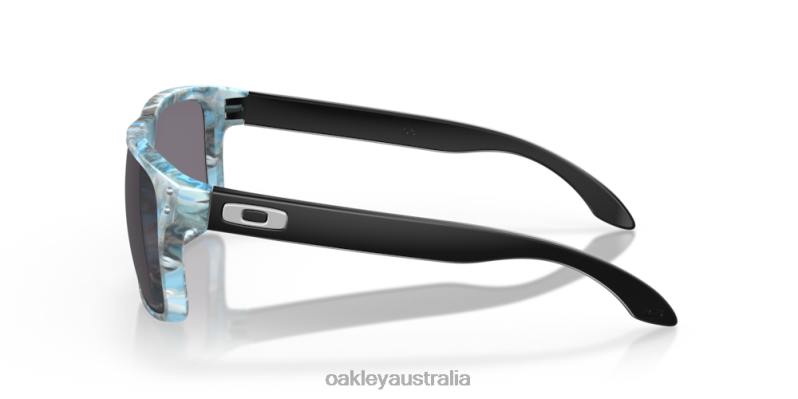 Holbrook (Low Bridge Fit) Sanctuary Collection Prizm Grey Polarized Lenses, Sanctuary Swirl Frame Oakley2ZJX806