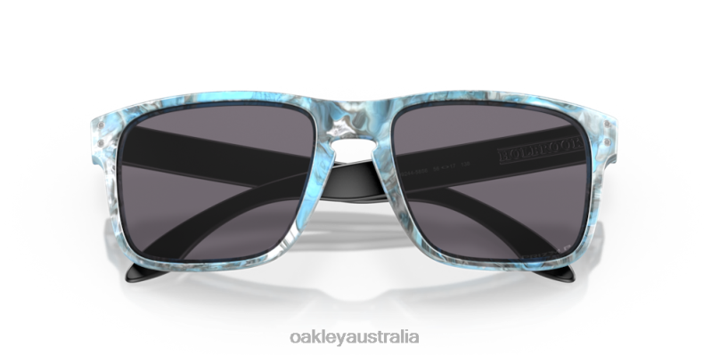 Holbrook (Low Bridge Fit) Sanctuary Collection Prizm Grey Polarized Lenses, Sanctuary Swirl Frame Oakley2ZJX806