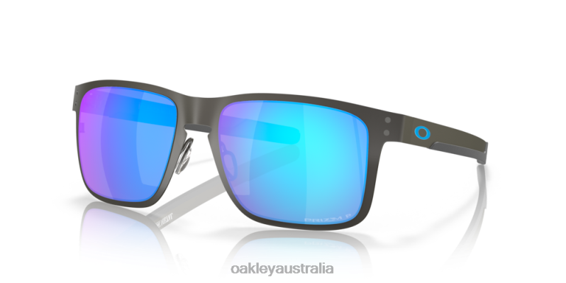 Holbrook Metal Prizm Sapphire Polarized Lenses, Matte Gunmetal Frame Oakley2ZJX353
