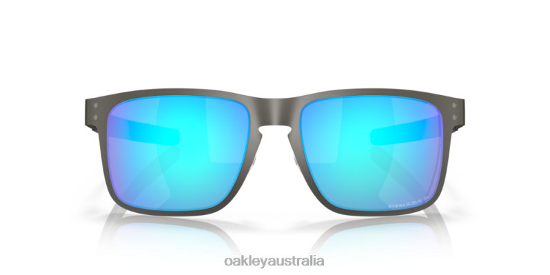 Holbrook Metal Prizm Sapphire Polarized Lenses, Matte Gunmetal Frame Oakley2ZJX353