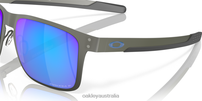 Holbrook Metal Prizm Sapphire Polarized Lenses, Matte Gunmetal Frame Oakley2ZJX353
