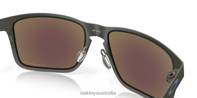 Holbrook Metal Prizm Sapphire Polarized Lenses, Matte Gunmetal Frame Oakley2ZJX353