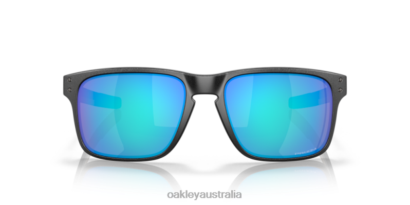 Holbrook Mix Prizm Sapphire Polarized Lenses, Steel Frame Oakley2ZJX163