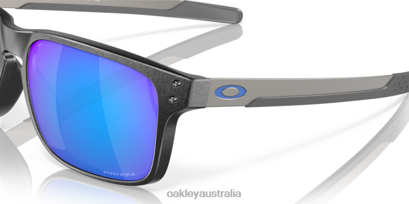 Holbrook Mix Prizm Sapphire Polarized Lenses, Steel Frame Oakley2ZJX163