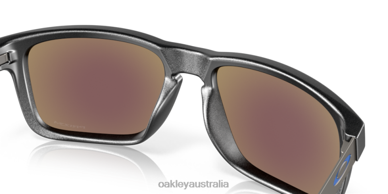 Holbrook Mix Prizm Sapphire Polarized Lenses, Steel Frame Oakley2ZJX163