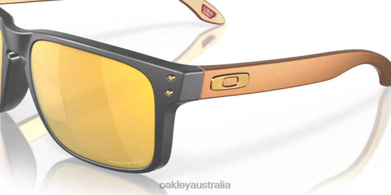 Holbrook Prizm 24K Polarized Lenses, Matte Carbon Frame Oakley2ZJX72