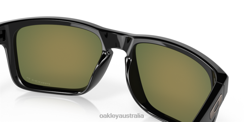 Holbrook Prizm Ruby Polarized Lenses, Polished Black Frame Oakley2ZJX60