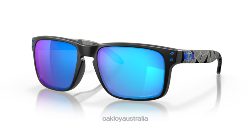 Holbrook Prizmatic Collection Prizm Sapphire Polarized Lenses, Matte Black Prizmatic Frame Oakley2ZJX64