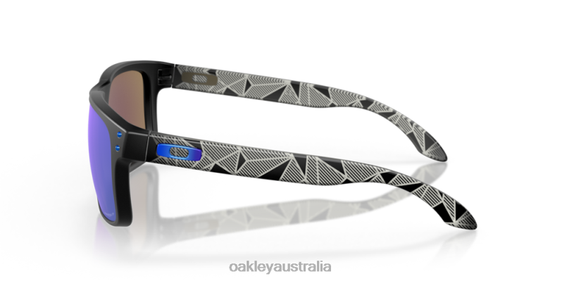 Holbrook Prizmatic Collection Prizm Sapphire Polarized Lenses, Matte Black Prizmatic Frame Oakley2ZJX64
