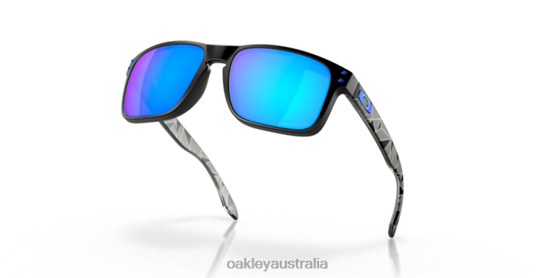 Holbrook Prizmatic Collection Prizm Sapphire Polarized Lenses, Matte Black Prizmatic Frame Oakley2ZJX64