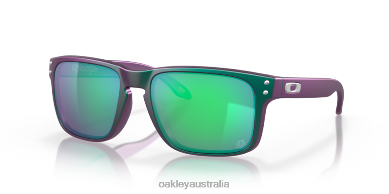 Holbrook Troy Lee Designs Series Prizm Jade Lenses, Troy Lee Designs Matte Purple Green Shift Frame Oakley2ZJX655 - Click Image to Close