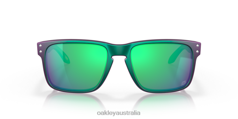 Holbrook Troy Lee Designs Series Prizm Jade Lenses, Troy Lee Designs Matte Purple Green Shift Frame Oakley2ZJX655