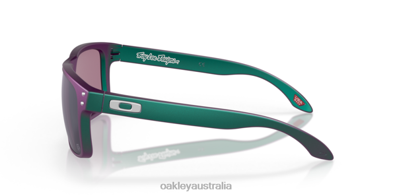 Holbrook Troy Lee Designs Series Prizm Jade Lenses, Troy Lee Designs Matte Purple Green Shift Frame Oakley2ZJX655