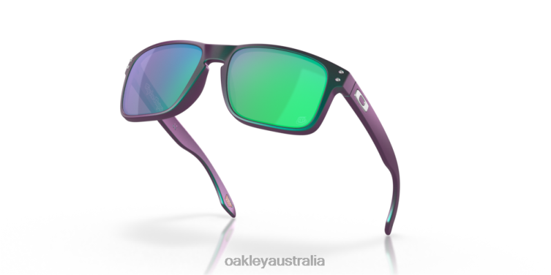 Holbrook Troy Lee Designs Series Prizm Jade Lenses, Troy Lee Designs Matte Purple Green Shift Frame Oakley2ZJX655