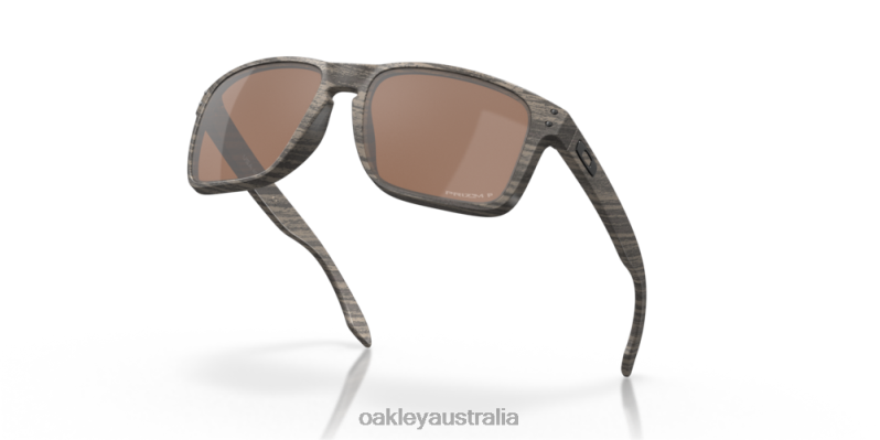Holbrook XL Prizm Tungsten Polarized Lenses, Woodgrain Frame Oakley2ZJX5