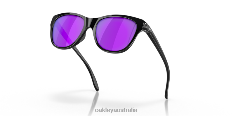 Hold Out Violet Iridium Polarized Lenses, Polished Black Frame Oakley2ZJX914