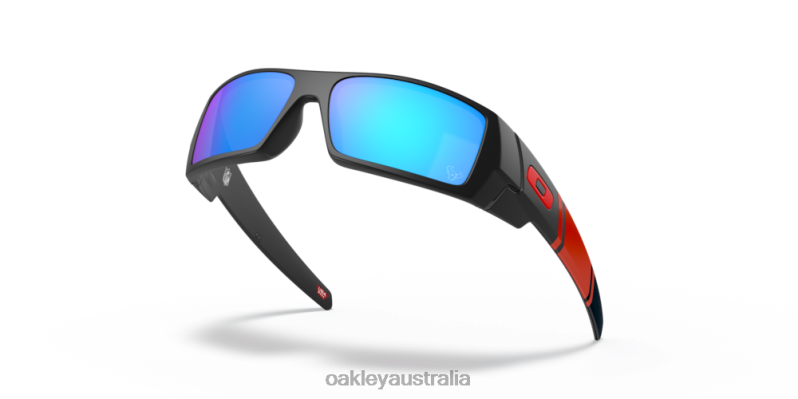 Houston Texans Gascan Prizm Sapphire Lenses, Matte Black Frame Oakley2ZJX556