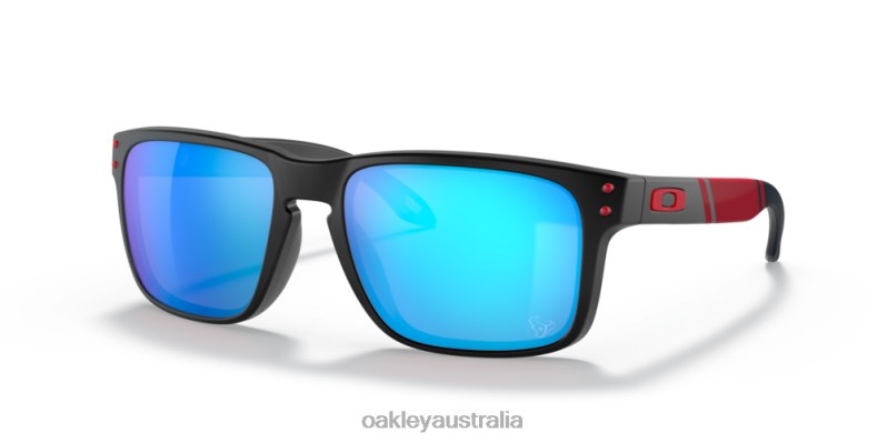 Houston Texans Holbrook Prizm Sapphire Lenses, Matte Black Frame Oakley2ZJX623 - Click Image to Close